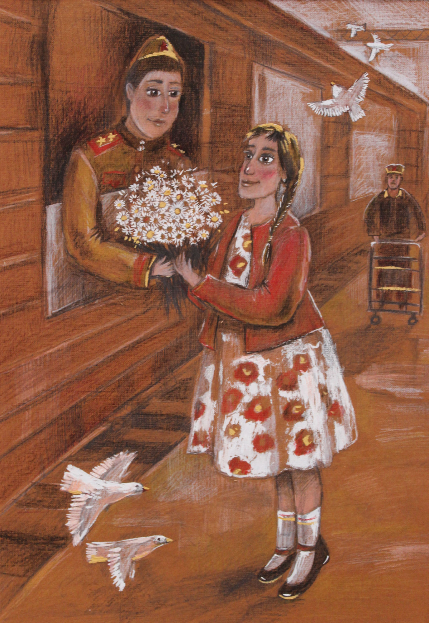 Любовь и голуби